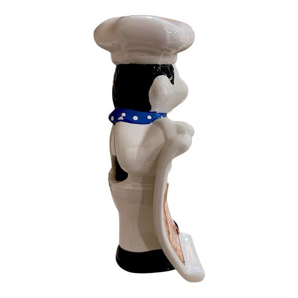 Vintage Decorative Ceramic Figurine Chef Sculpture with Menu board 10.5” - Picture 3 of 16